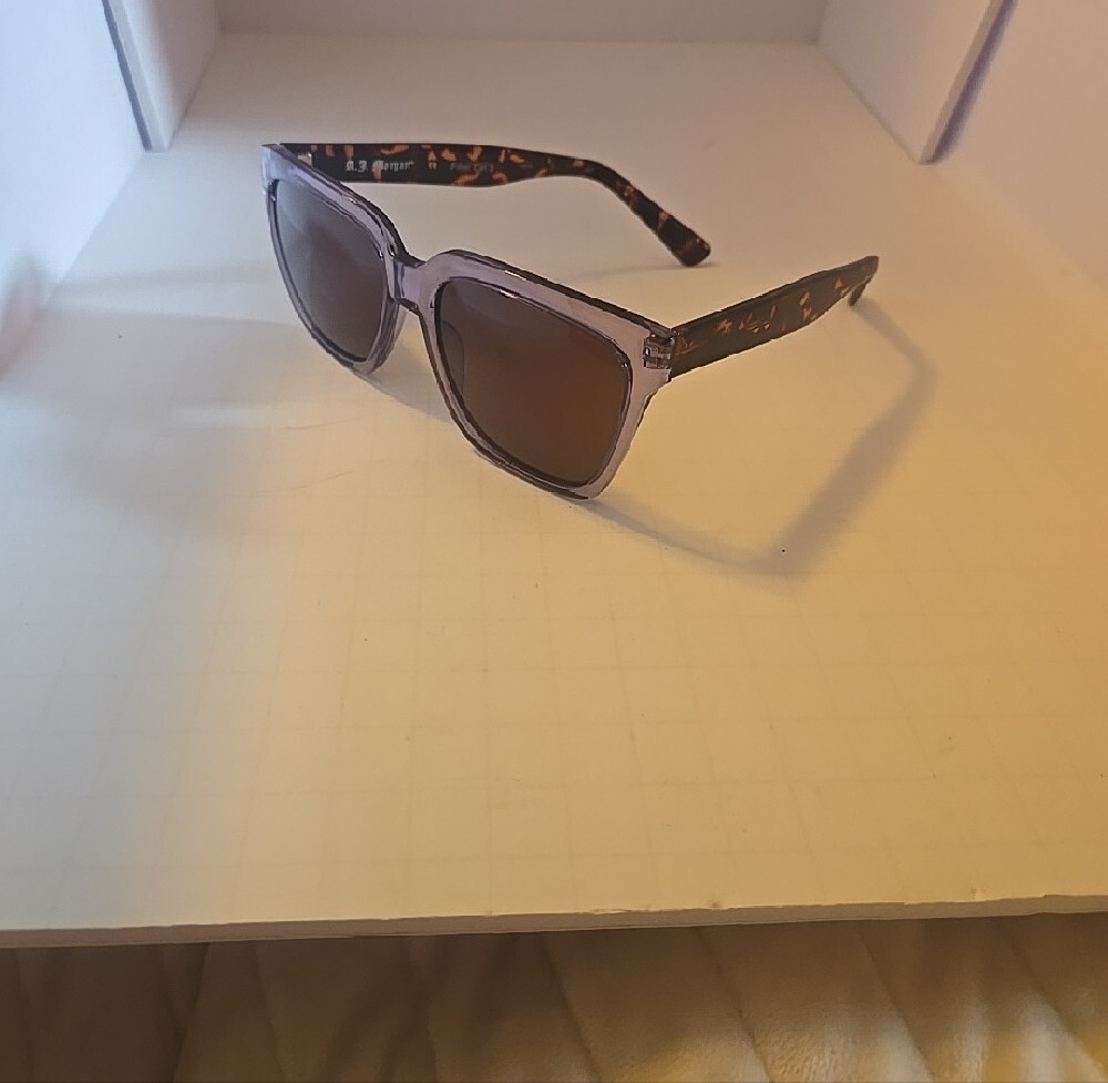 A J Morgan Purple Frame Women's Sunglasses - Picture 4 of 12